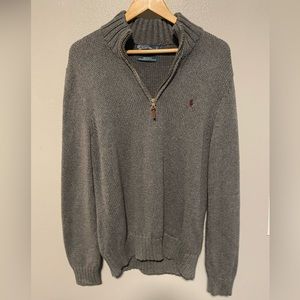 Polo by Ralph Lauren, men’s size medium gray pullover sweater